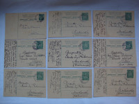 CARTE POSTALE - DOPISNA KARTA iz 1934.g.Kraljevina Jugoslavia/ 9 kom.