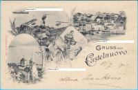CASTELNUOVO (Herceg-Novi) ... LITHO ... Crna Gora - Putov. 1902. god.