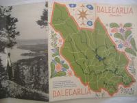 Dalecarlia, Švedska - stari turistički prospekt iz 1951.