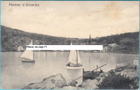DRVENIK - Otok kod Trogir .. stara razglednica * Naklada V. Stein Trst