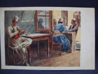 DUBROVNIK postcard A.Kašpara+K.U.K.ZENSUR.SPALATO ŽIG -PUTOVALA