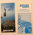 Dubrovnik turistički prospekti 1977 1978 ATLAS