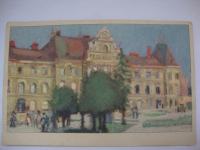EDO MURTIĆ-ZAGREB,old postcard-Akvarel-razglednica