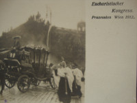 Eucharistischer kongres Wien 1912. -foto-post card