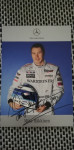 F1 Mika Hakkinen driver card, McLaren 2001