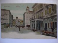 FIUME postcard Via de Mele 1906. - Dopisnica RIJEKA -putovala za Split