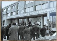 Fotografija sa otvaranja Komercijalne banke i štedionice Koprivnica