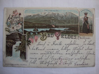 GRUSS aus BAD VELDES,Oberkrain - 1896. -SLOVENIA -dopisnica