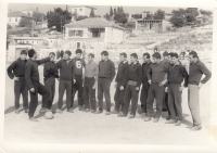 HAJDUK SPLIT na pripremama u Hvaru 1963. g. stara orig. fotografija #1