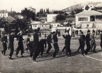 HAJDUK SPLIT na pripremama u Hvaru 1963. g. stara orig. fotografija #2