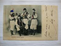 HRVATSKA NARODNA GLAZBA postcard 1902. - Dopisnica putovala
