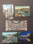 Italija,  5 razglednica iz 1960.-tih.