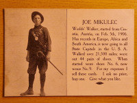 Josep Joe Frank Mikulec Svjetski hodač Prohodao po svijetu 21000 milja