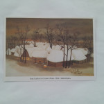 IVAN LACKOVIĆ CROATA, razglednica ZIMA, 1964.