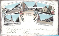 JASKA (Jastrebarsko) ... LITHO ... stara razglednica, putovala 1903.