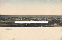 KARLOVAC - Panorama ... stara austro-ugarska razglednica, putovala