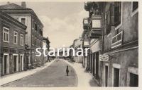 Knin - Kr. Aleksandra ulica, stara razglednica 1935