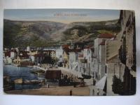 KOMIŽA ,Obala s južne strane - postcard - dopisnica 1913. godine