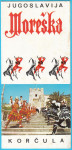 KORČULA - MOREŠKA ... stari ex Yu turistički prospekt brošura vodič