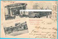 LIPIK - stara razglednica, putovala 1900-tih u Bosanski Šamac
