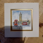 London bus - slika/suvenir s paspartuom iz Londona