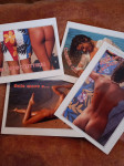 Lot od četiri erotske razglednice