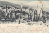 LOVRANA (Lovran) Total-Ansicht. - stara razglednica, putovala 1898. g.