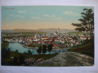 Novo mesto postcard Slovenia - 1914. dopisnica Slovenije,putovala