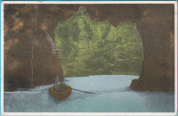 MODRA ŠPILJA - Otok Biševo kod Komiža (otok Vis) stara razglednica