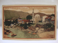 MOSTAR postcard Moschee 1917. No 56 Alikalfić - dopisnica putovala