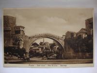 Mostar postcard Pacher & Kisić 1929. putovala