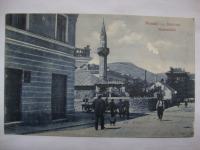 MOSTAR,Strassenbild old postcard Verlag Pascher & Kisić 1906.-Dopisnic