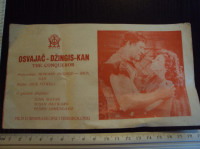 Osvajač Dzingis Kan - Susan Hayward , John Wayne - Filmski letak