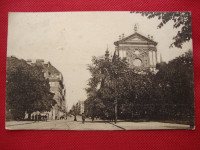 PRAHA Namest Karlovo postcard 1920 . putovala Palace Charles IV.