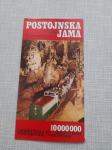 turisticki prospekt postojnska jama 1972 jugoslavija