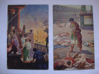 QUO VADIS? old postcard ,Neron- Razglednice RIM-a