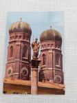 razglednica 1974 munchen steeples of cathedral