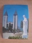 razglednica 1980-tih međugorje župna crkva-kip majke božje