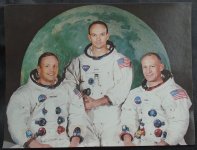 Razglednica izdana povodom prvog spuštanja na mjesec iz 1969 godine