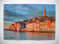 Razglednica - I Love Rovinj - nova - 1 €