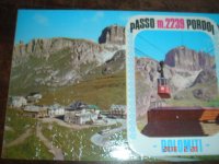 razglednica Passo PORDOI Dolomiti s pečatom planinarskim