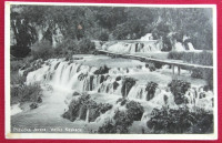 Razglednica Plitvička jezera - Velike kaskade iz doba Kraljevine