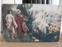 Razglednica iz razdoblja secesije s motivom Dantea Alighierija