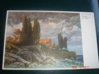 razglednica reprodukcija slike Dvorac na moru