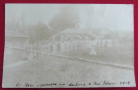 Razglednica Sveta Misa i propovjed u krugu bolnice 1918 godine