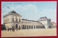 Razglednica Zagreb državni kolodvor iz 1923 godine