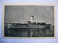 Rijeka putnički brod 1901. god - obnovljen 1948.- Dopisnica