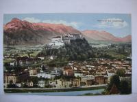 SALZBURG mit Untersberg,old postcard - razglednica Austria