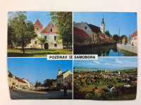 SAMOBOR STARA RAZGLEDNICA POZDRAV IZ SAMOBORA 1967.