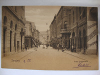 SARAJEVO -Lavelezo Lap old postcard 1904.year Franz Josefstrasse-BOSNA